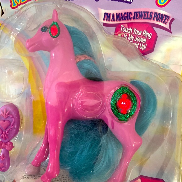 MAGIC TOUCH PONY VTG 90s MAGIC JEWELS PONIES, LIGHT UP & BLINK COLLECTION OF 4 - Picture 2 of 15